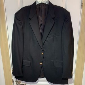 STAFFORD. Executive. Men’s black Jacket. 100% Wool. Fully lined. Size 42.